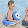 thumbnail image 4 of Salvavidas Infantil Inflable Bestway Diseño Pingüino Azul, 4 of 6