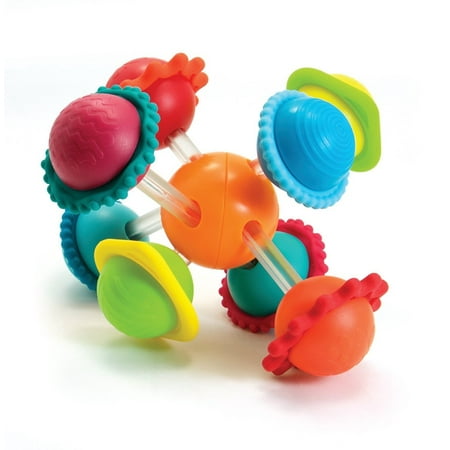 Wimzle, Unique sensory toy full of spinning, textured, squishy features; 4 bars with vibrant spheres on each end slide back and forth at clever angles through the.., By Fat Brain (Best Brain Toys For Toddlers)