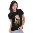 thumbnail image 3 of Betty Boop Sassy Camouflage Queen Womens Slim Fit Graphic Tee Brisco Brands S, 3 of 5