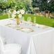 thumbnail image 4 of Mantel de satén sin costuras, rectangular, sedoso y suave, ideal para decoración de mesas, restaurantes, bodas, banquetes, fiestas y eventos., 4 of 5