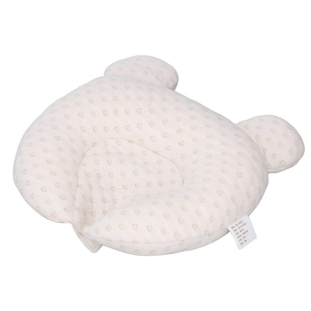 Breathable Cotton Baby Pillow for Newborn Flat Head Syndrome Protection 0-12 Months