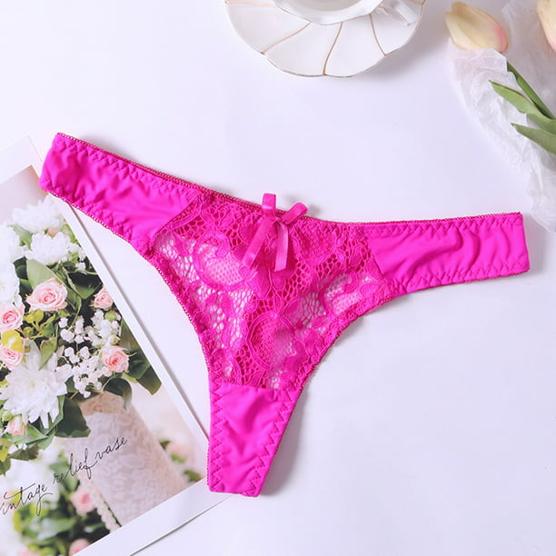 Women Underwear Brief Hot Panties For Lace Through Hollow Out