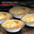 thumbnail image 5 of 3 Inch Aluminum Foil Mini Pie Pans 50Pcs - Disposable Small Mini Pie Tins Pot Pie Tins For Bakeries, Cafes, Restaurants - Durable Mini Tart Pans for Pie, Fruit Tarts, Quiche, 5 of 7