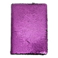 thumbnail image 1 of EeaseMX Libreta reversible de lentejuelas de moda, libretas creativas, agenda, diario, blocs de notas, papelería, morado, 1 of 7