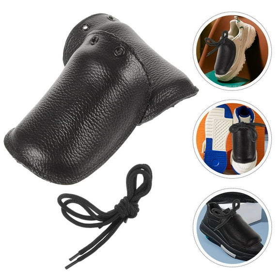 Raindrops  Safety Shoes Toes Covers for Metatarsal Guards Work Boots Black