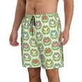 thumbnail image 2 of Pofeuu Cute Chubby Frog Prin Men's Swim Trunks Quick Dry Bathing Suit Swimming Board Shorts Mesh Lining Beach Swimwear-Medium, 2 of 6