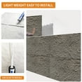 thumbnail image 6 of 6-Pack 3D Faux Stone Wall Panels, 47.24" x 23.62" PU Cement-Texture Wainscoting Panels for Interior Walls, Waterproof & Lightweight, Covers 46.5 SF, for TV Wall Office Living Room, 6 of 8