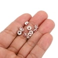 thumbnail image 4 of Unique Bargains 6mm Spacer Beads, 100pcs Bead Spacers Rhinestone Round Bulk Beads for Jewelry Making, Pink, 4 of 5