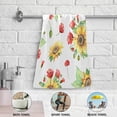 thumbnail image 6 of Dreamtimes Sunflower Soft Hand Towels 2-Piece Absorbent Bath Towel Decorative Fingertip Towels for Bathroom Gym Spa Hotel Beach Swimming Pool,14.4" x 28.3", 6 of 7