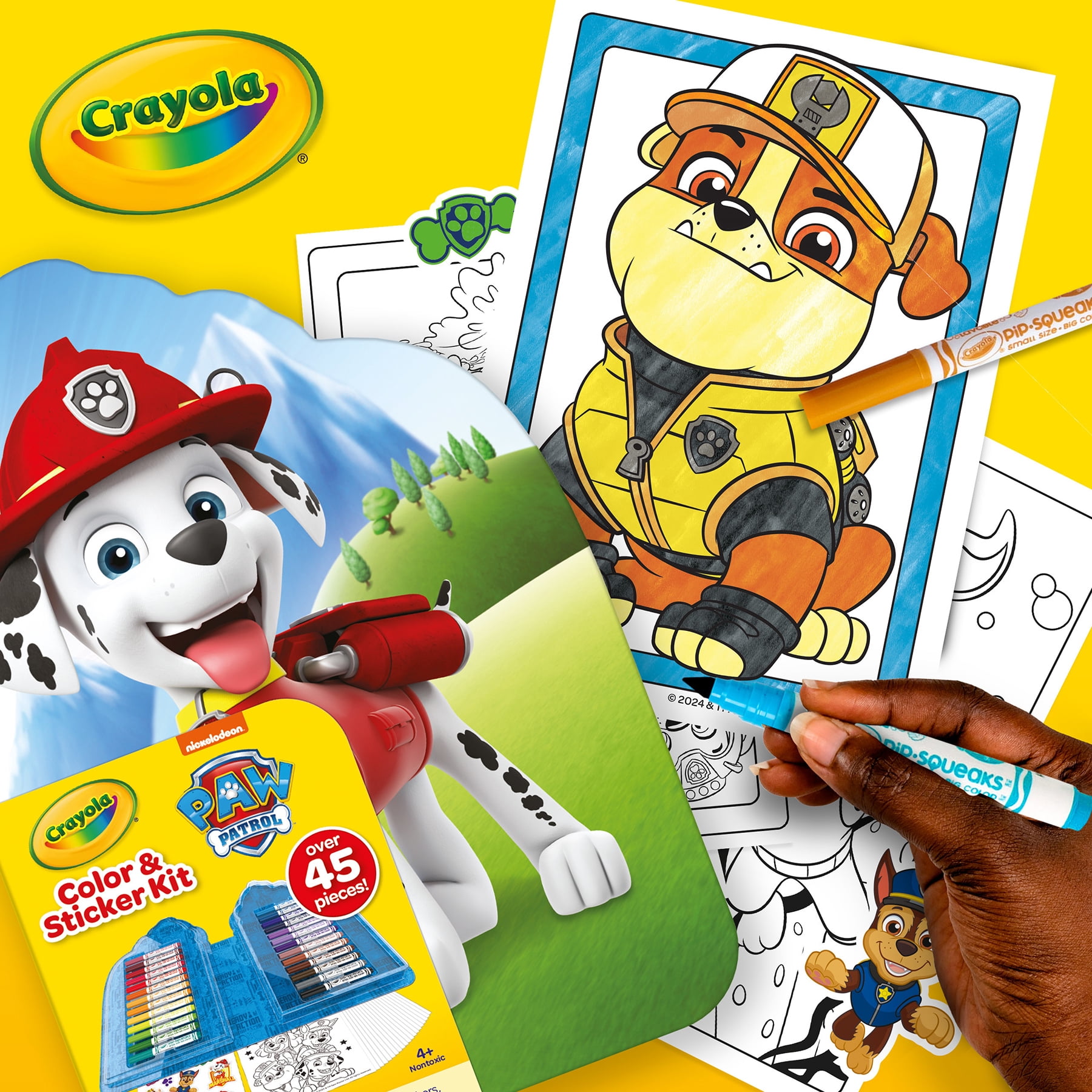 CRAYOLA LICENSED ART KIT PAW PATROL 6PK
