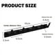 thumbnail image 3 of 5 Gancho de la Capa de Aluminio Titular de la Puerta Toalla Ropa Sombreros Bolsa Clave Colgante de Pared Percha Negro Baño Rack con Tornillos, 3 of 5