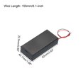 thumbnail image 2 of Uxcell Battery Holder Box, 2 Slots 6" Wire Lead with ON/OFF Switch with Cover Battery 4Pcs, 2 of 6
