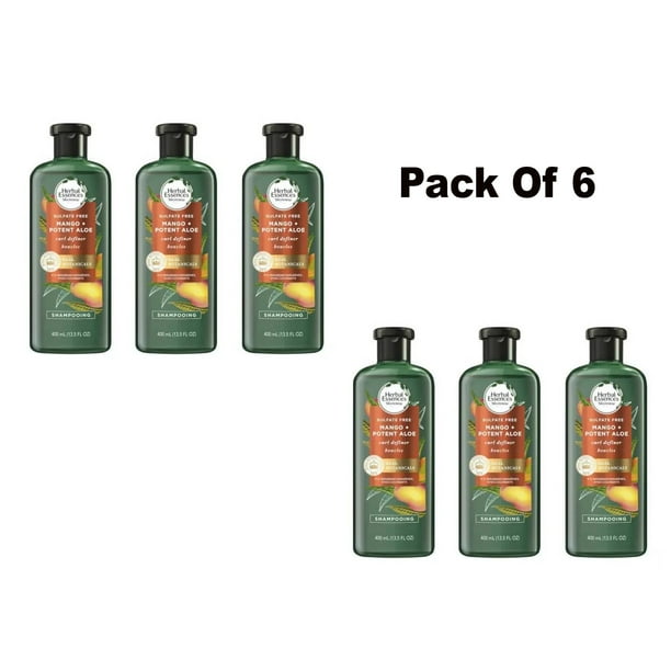 6 x Herbal Essences Sulfate Free Mango + Potent Aloe curl definer