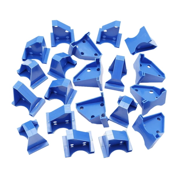 20 espaciadores de suelo, herramienta de instalación para ahorrar tiempo, reutilizables, para suelos de madera. Azul