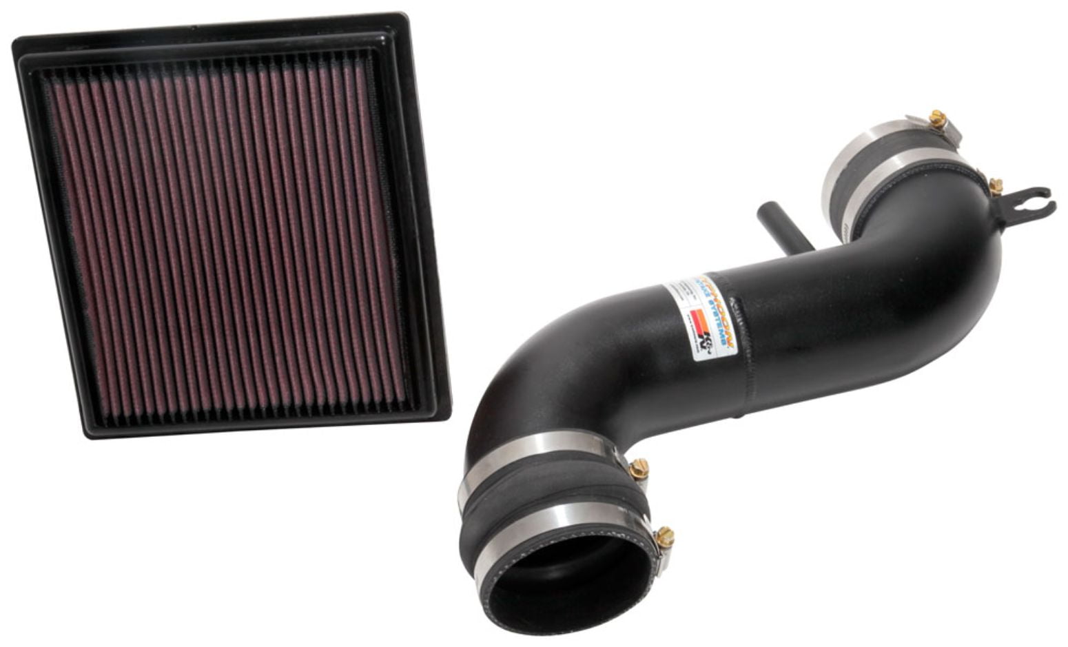 K&N Cold Air Intake Kit High Performance, Guaranteed to Increase