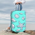 thumbnail image 6 of Picia Seashell And Starfish Luggage Protector Cover Thicken Suitcase Protector Cover Fit 18-32 Inch Luggage-Large, 6 of 9