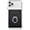 BLACK --BLANK-- VENT MOUNT, variant on Phone Ring, Phone Stand, Phone Car Vent Mount, Finger Grip Phone Holder for Any Cellphone - Car Vent Mount + Kickstand + Ring Grip + PU Credit Card Holder (Black White - Solid)