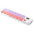 thumbnail image 3 of Plástico 7 días de almacenamiento Píldora Estuche hermético Tabletas Tabletas Mini Holder Kids Box Carrier Organizador de hogares Suministros Tipo 2 Advancent HA010166-02B, 3 of 6