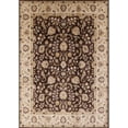 thumbnail image 1 of Ahgly Company Indoor Rectangle Mid-Century Modern Brown Oriental Area Rugs, 5' x 7', 1 of 6
