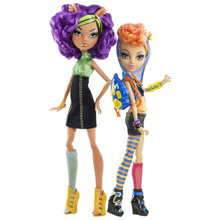 Monster High Clawdeen Howleen Wolf Exclusive 10.5 Doll 2 Pack