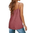thumbnail image 4 of STARVNC Women Swiss Dot Round Neck Sleeveless Top, 4 of 4