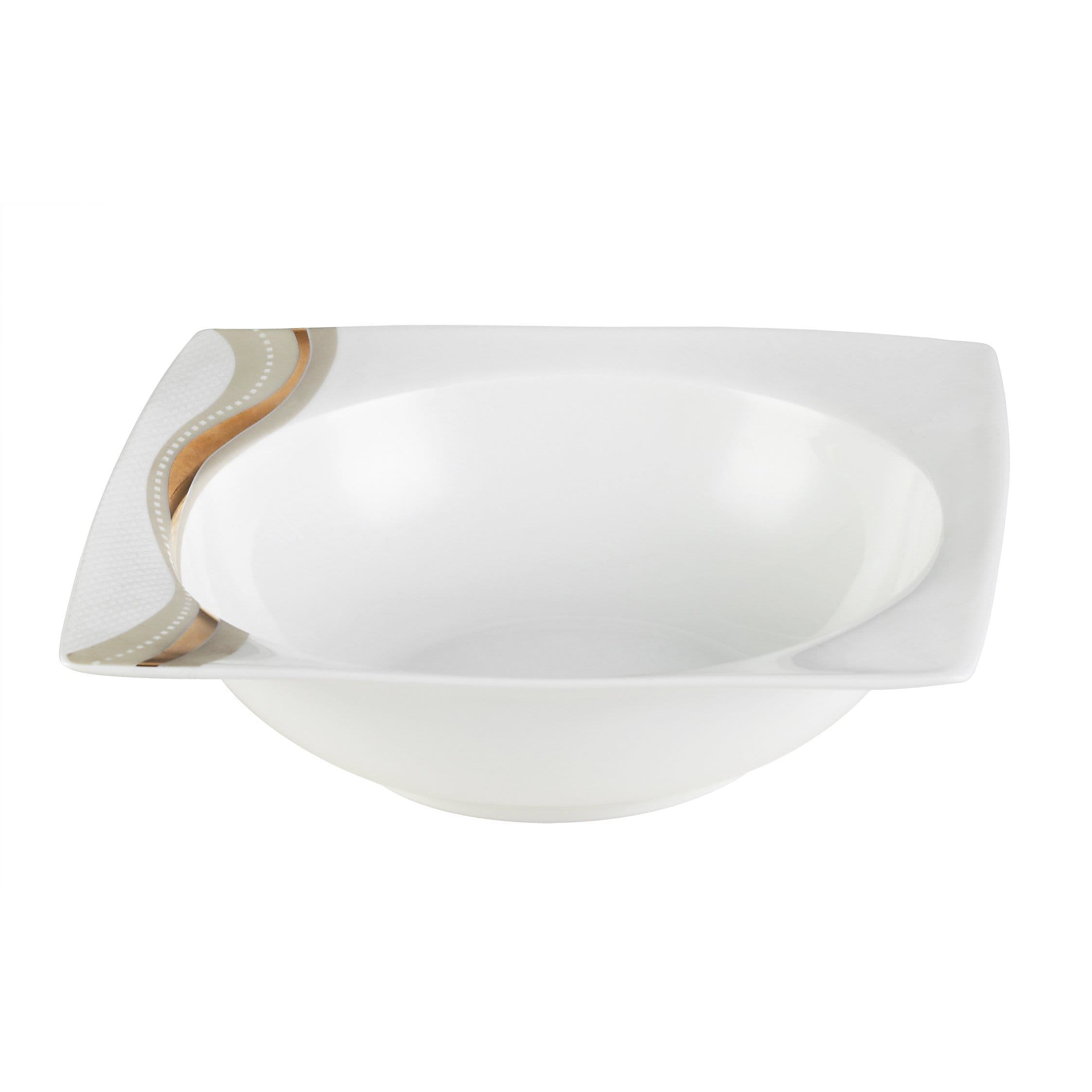 食器 DORA Lorren Home Trend Dora Fine Dinner Square 57-Piece Bone