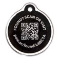 PawscoutQR Smart Pet Tag for Dogs & Cats, Pair with App to Send Lost