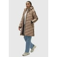 thumbnail image 2 of Marikoo Women's Winter Coat with Hood - Quilted, Long Puffer Jacket - Thigh-Length - Armasa, 2 of 9