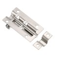 thumbnail image 4 of Uxcell Door Barrel Bolt Latch 2 inch 4 Pack Stainless Steel Security Latch Sliding Lock Silver Tone, 4 of 5