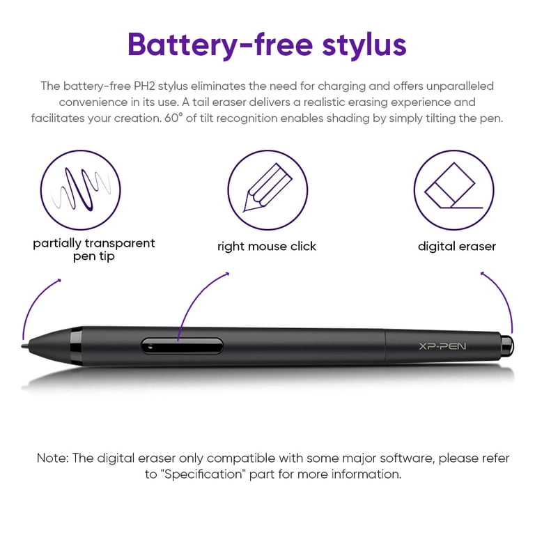 XP-PEN Artist12 11.6'' FHD Drawing Tablet, PN06 Batte Free Pen