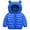 Cobalt Blue, variant on 2T 3T 4T 5T Winter Coat for Toddler Kid Baby Boy Girl Light Puffer Bear Hooded Down Jacket