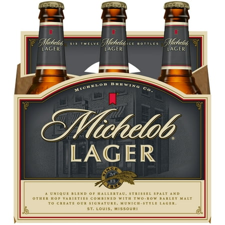 Michelob Original Lager Beer, 6 pack 12 fl. oz. Glass Bottles, 5.0% ABV