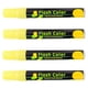 thumbnail image 1 of Plumón para pizarra de cristal ChalkyYellow 4Pzas Amarillo Neón Marcador para Pizarrón Punta Redonda Mediana. VentDepot MXWYE-004, 1 of 1