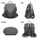 thumbnail image 4 of PINCNEL Mochila para mujer Monedero Mochila antirrobo de nailon impermeable Bolso de hombro ligero, 4 of 5
