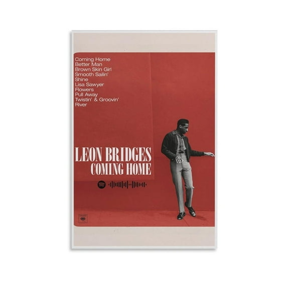 Leon Bridges Coming Home Canvas Poster Wall Decorative Art Painting Living Room Bedroom Decoration Gift