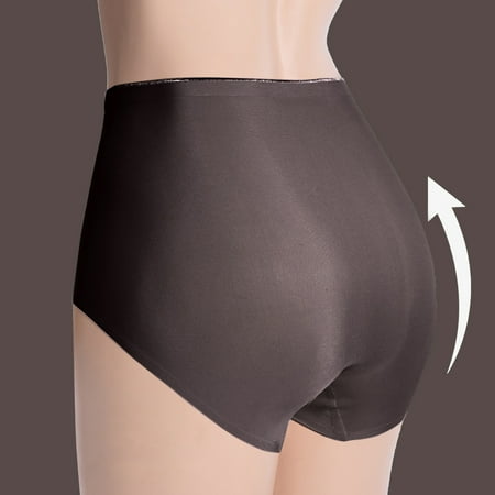 

CAICJ98 Lingerie for Women Womens Underwear Cotton Womens Underwear Cotton Briefs - High Waist Tummy Control Panties for Women Postpartum Underwear Soft Dark Gray L