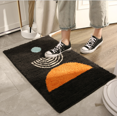 thumbnail image 1 of Alfombrilla absorbente antideslizante para baño y aseo gris oscuro 40x60cm, 1 of 2