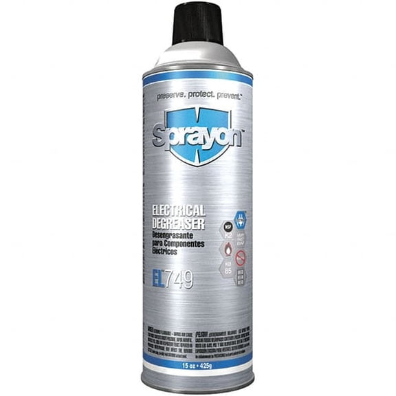 Sprayon. SC0749000 Cleaner: 15 gal Aerosol, Alkaline, Unscented