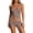 C-Brown62, variant on Womens Summer 2 Piece Outfits Sexy Backless Halter Striped Slim Fit Crop Tops And Shorts Set Night Out Streetwear Soft Outfit