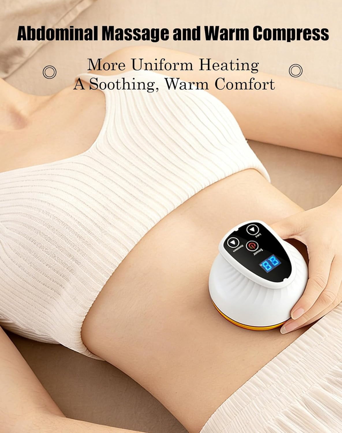 Cellulite Massager, 4-in-1 Anti-Cellulice Suction Cupper with Red Light, 9 Levels Rechargeable Massager for Firmer Toned Skin on Legs Abdomen Arms