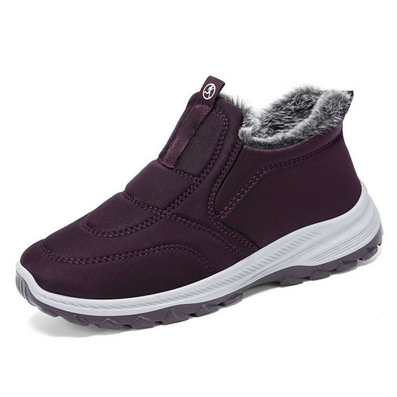 Athletic Shoes for Women Winter Style Sneakers Warm Comfortable Thick Boots Athletic Footwear Cloth 37 Size