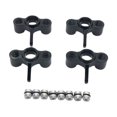 thumbnail image 1 of Juego de tazas de dirección de metal RC perfke 4 Piezas para J3 negro, 1 of 5