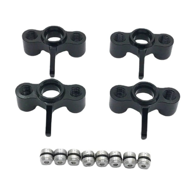 Juego de tazas de dirección de metal RC perfke 4 Piezas para J3 negro