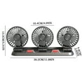 thumbnail image 3 of JilgTeok Experience High Wind Power with Our Usb Interface Multifunctional Three Head Electric Fan, 3 of 3