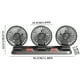 thumbnail image 3 of Ventilador USB de coche High Wind - Ventilador de refrigeración ajustable de 3 cabezas con rotación de 360°, funcionamiento silencioso para la ventilación del vehículo, 3 of 3
