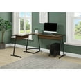 thumbnail image 2 of Acme Furniture Dazenus Computer Desk in Black & Oak Finish, 2 of 5
