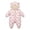 A, variant on Hotiary Newborn Baby Boys Girls Cozy Zipper Snowsuit Infants Winter Warm Snow Clothes Cartoon Printed Romper Hooded Jumpsuit Coat, Size 0-12 Months