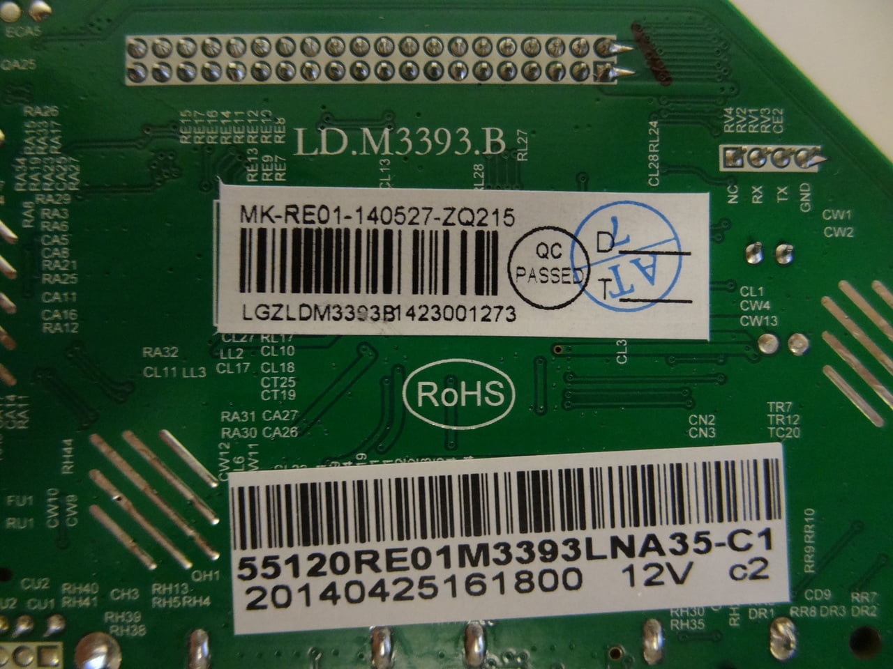 RCA LED55G55R120Q Main Board 55120RE01M3393LNA35-C2 READ DESC 1ST! 