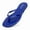 blue, variant on Cloud Flip Flops for Women,Memory Foam Flats Summer Sandals for Women Leather Lightweight Womens Sandals,Summer Beach Slippers