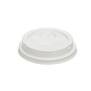 Dixie PerfecTouch Plastic Dome Lid For 12-20 oz. Cups, White, 1000 per Pack